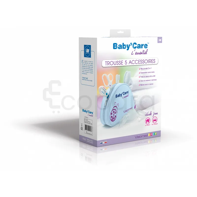 VISIOMED BABY CARE L'ESSENTIEL TROUSSE BOITE DE 5 ACCESSOIRES REFERENCE VM-BC5