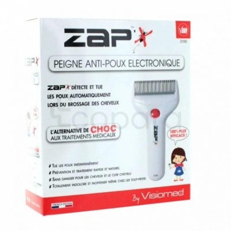 VISIOMED ZAP PEIGNE ANTI-POUX ELECTRIQUE REFERENCE Z100