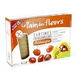 LE PAIN DES FLEURS TARTINES CRAQUANTES BIO A LA CHÂTAIGNE 300G