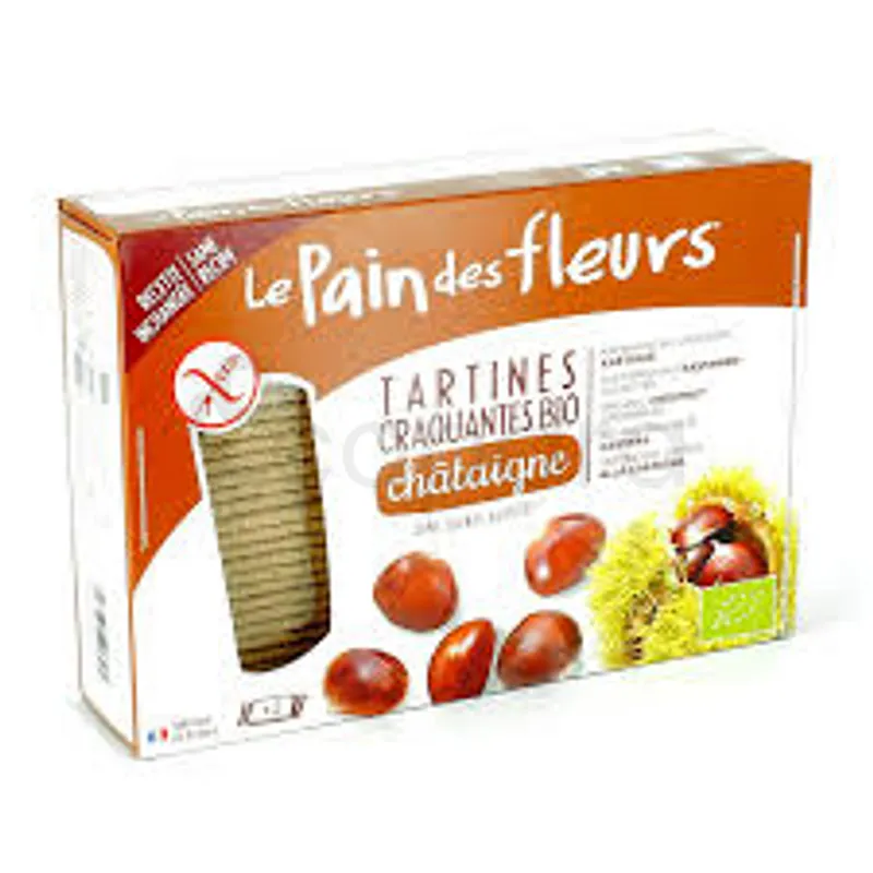 LE PAIN DES FLEURS TARTINES CRAQUANTES BIO A LA CHÂTAIGNE 300G