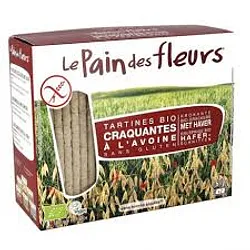 LE PAIN DES FLEURS TARTINES BIO CRAQUANTES A L'AVOINE 150G