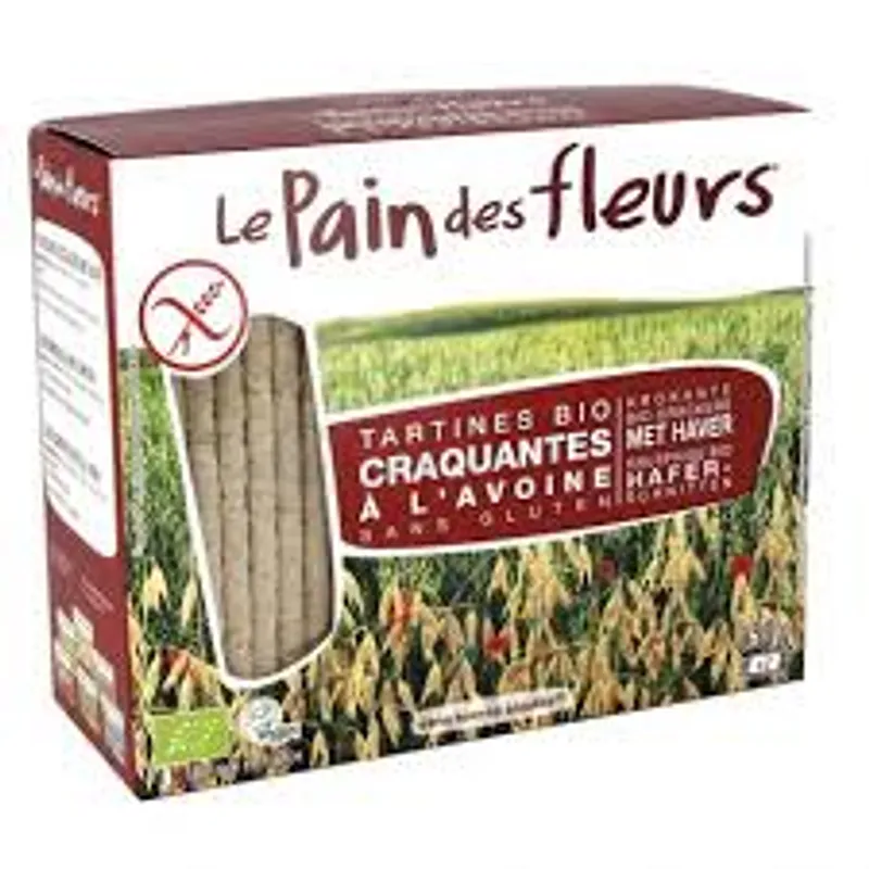 LE PAIN DES FLEURS TARTINES BIO CRAQUANTES A L'AVOINE 150G
