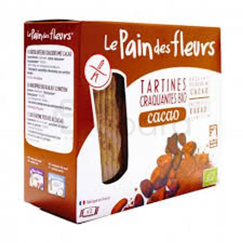 LE PAIN DES FLEURS TARTINES CRAQUANTES BIO CACAO 160G