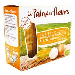 LE PAIN DES FLEURS TARTINES CRAQUANTES A L'OIGNON 150G