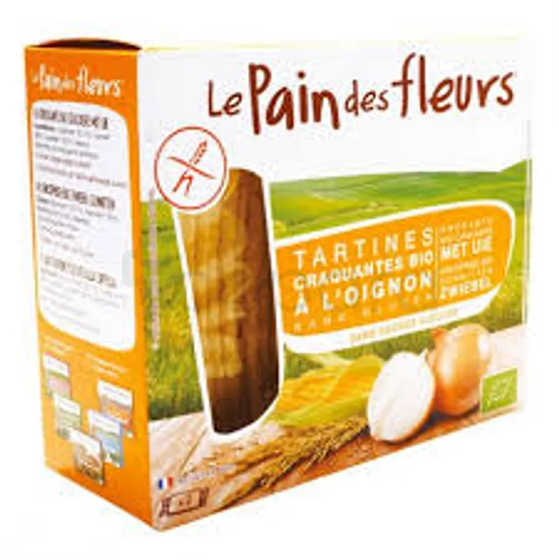 LE PAIN DES FLEURS TARTINES CRAQUANTES A L'OIGNON 150G