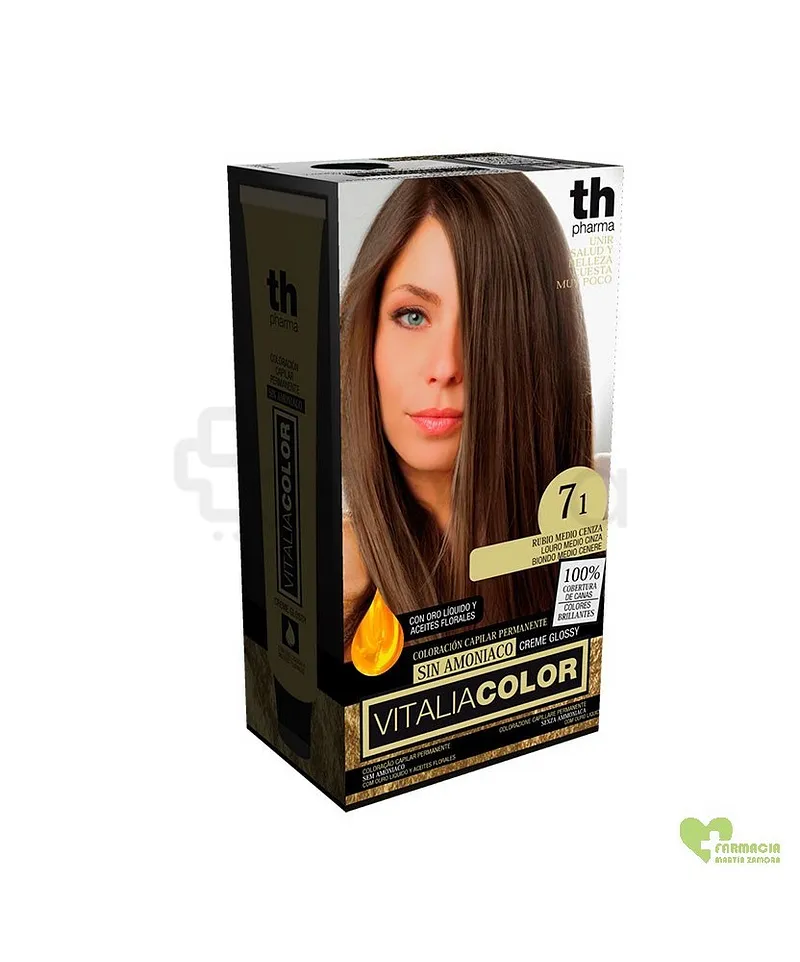 TH PHARMA VITALIACOLOR BLOND MOYEN CENDRE NUMERO 71