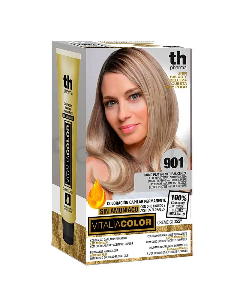 TH PHARMA VITALIACOLOR BLONDE PLATINE NATUREL CENDRE NUMERO 901