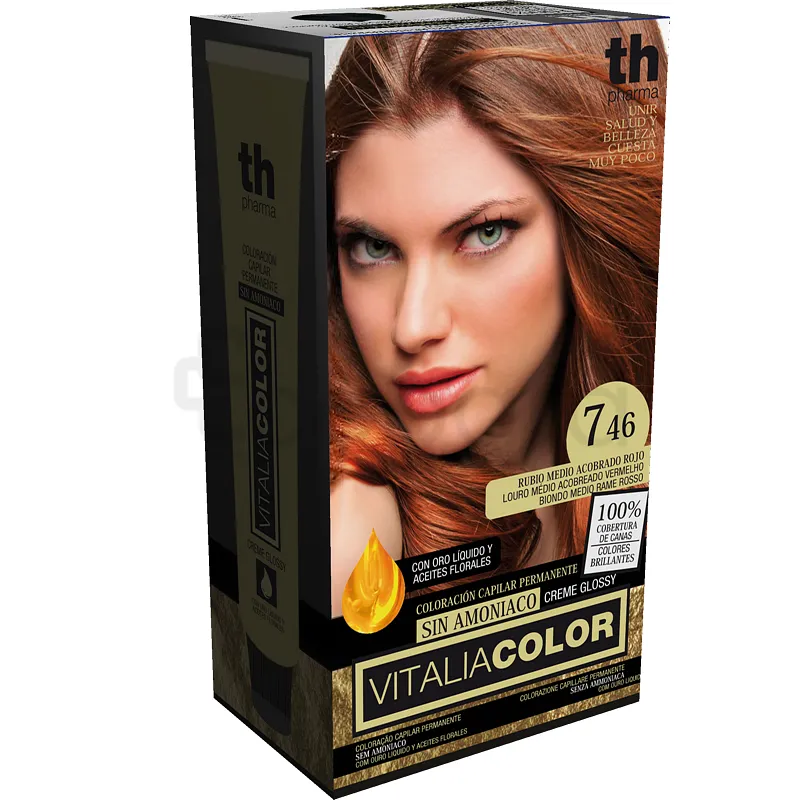 TH PHARMA VITALIACOLOR BLOND MOYEN CUIVRE ROUGE NUMERO 746