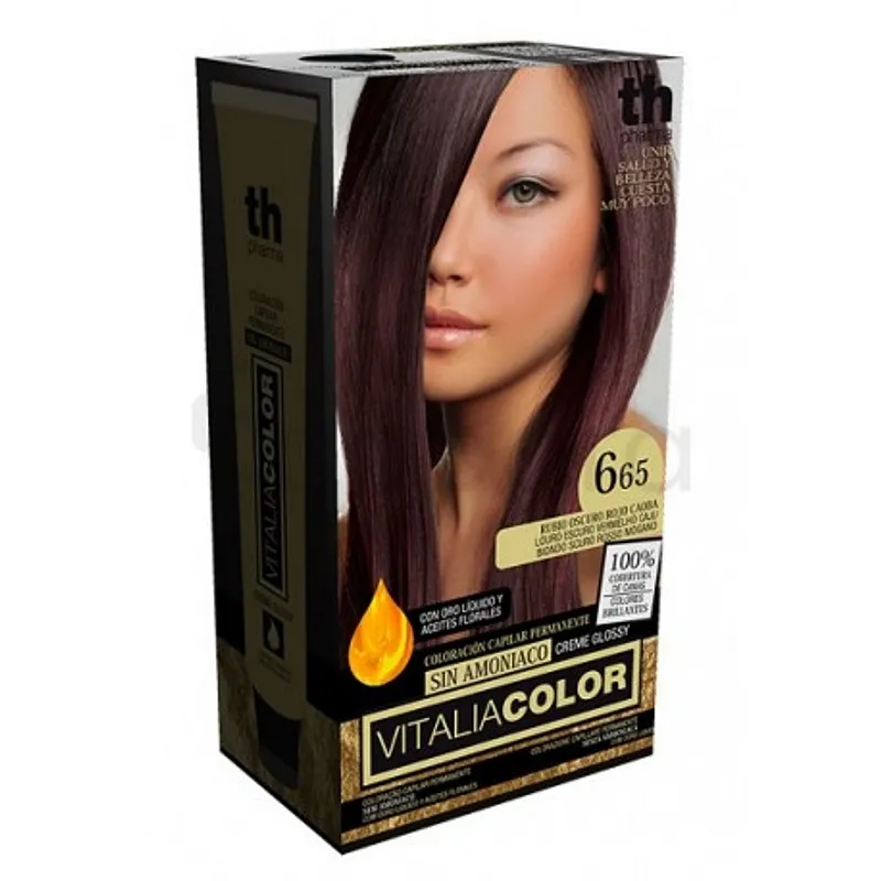 TH PHARMA VITALIACOLOR BLOND FONCE ROUGE ACAJOU NUMERO 665