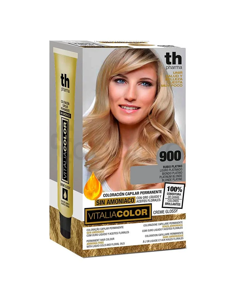 TH PHARMA VITALIACOLOR BLONDE PLATINE SUPER ACLARANTE NUMERO 900