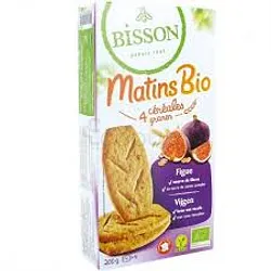 BISSON MATINS BIO 4 CERALES FIGUES 200G