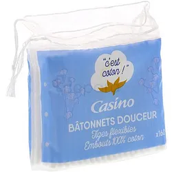 CASINO BATONNETS DOUCEUR COTON TIGE BOITE DE 160