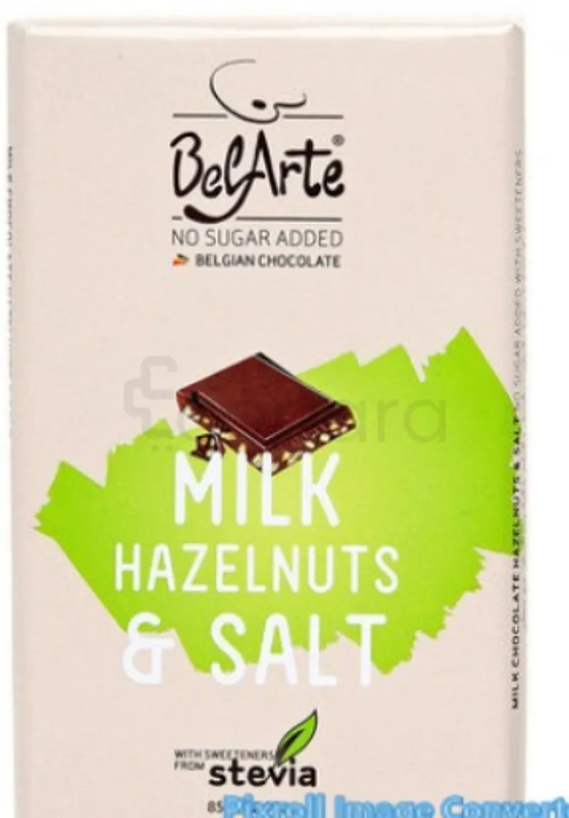 BELARTE BARRE CHOCOLAT AU LAIT PRALINE NOISSETTES ET SEL 85G