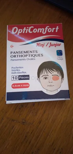 OPTICOMFORT PANSEMENTS ORTHOPTIQUES 4.5CM*6CM BOITE DE 10