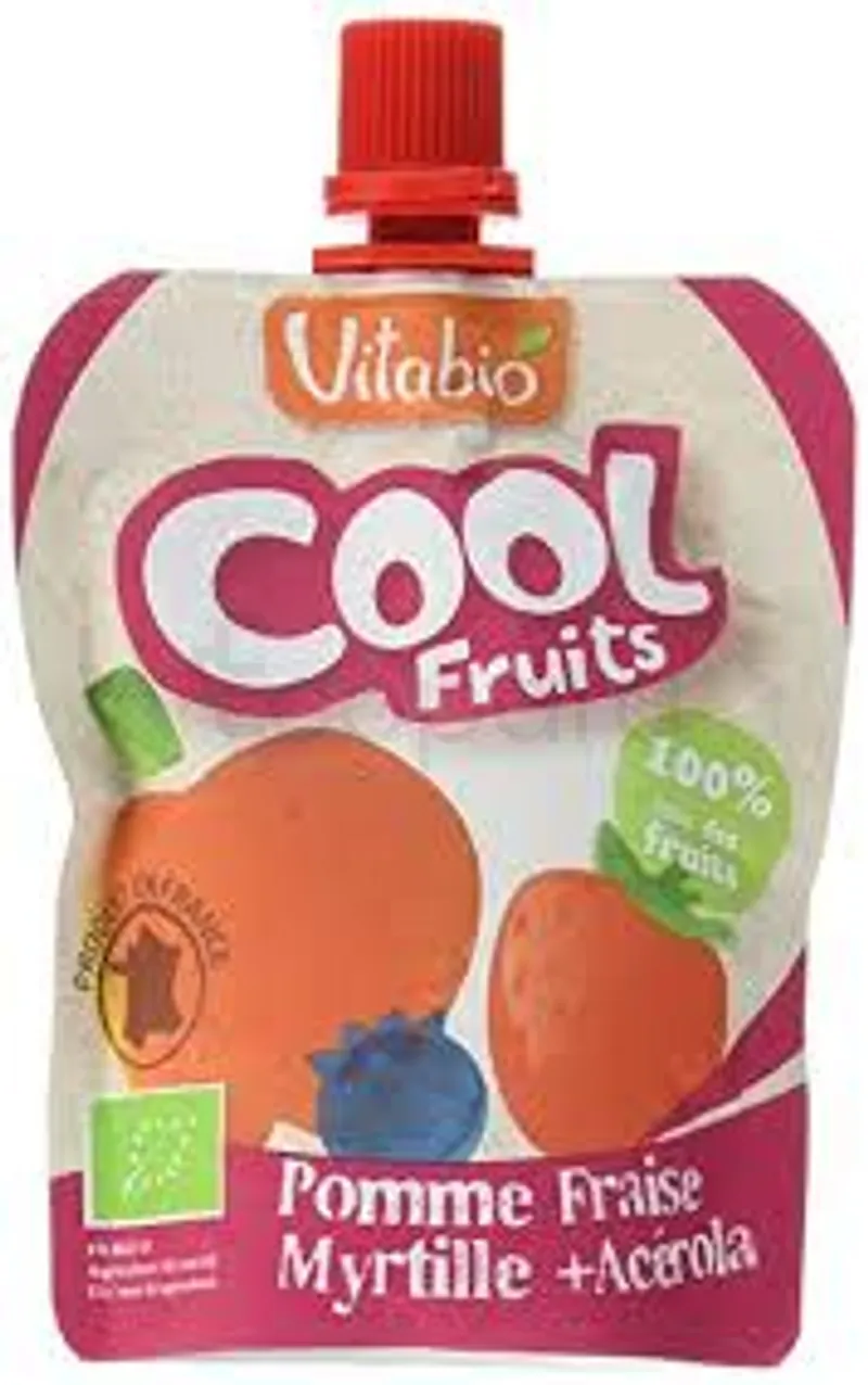 VITABIO COOL FRUITS POMME FRAISE MYRTILLE ACEROLA 90G