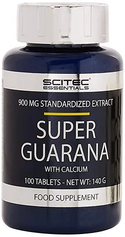 SCITEC SUPER GUARANA WITH CALCIUM 140G BOITE DE 100 TABLETS