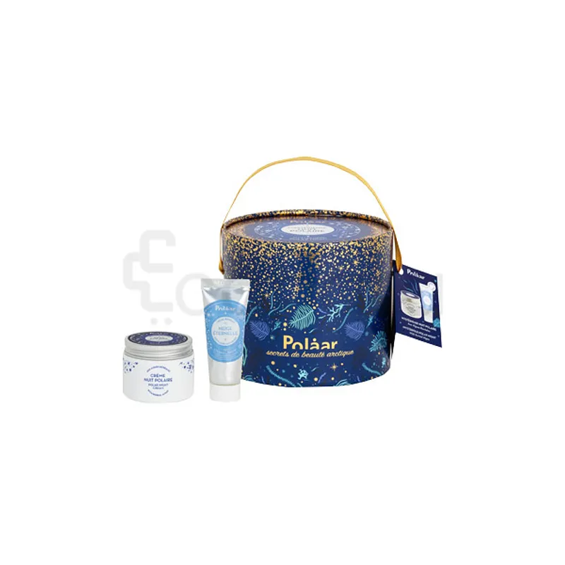 POLAAR COFFRET MYSTERIEUSE NUIT POLAIRE CREME REVITALISANTE 50ML + NEIGE ETERNELLE CREME JEUNESSE 25ML