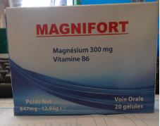 MAGNIFORT MAGNESIUM 300MG B6 BOITE DE 20 GELULES