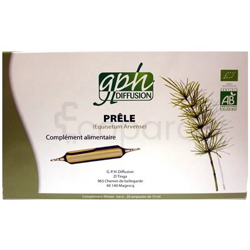 GPH PRELE BIO 15ML BOITE DE 20 AMPOULES BUVABLES