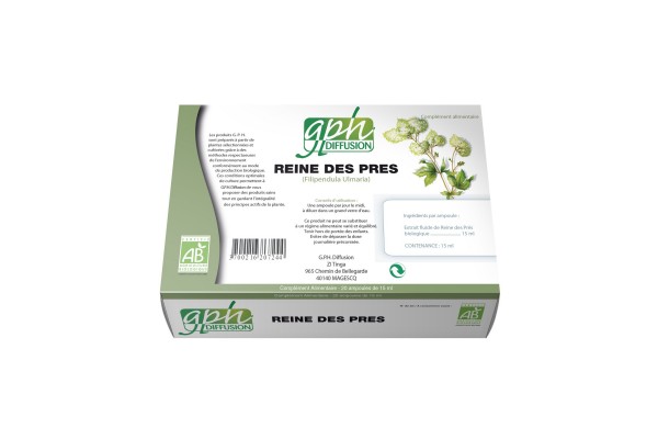 GPH REINE DES PRES BIO 15ML BOITE DE 20 AMPOULES BUVABLES