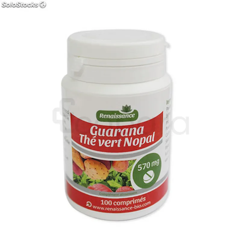 GPH GUARANA THE VERT NOPAL 570MG BOITE DE 100 COMPRIMES