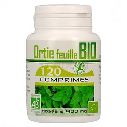 GPH ORTIE FEUILLE BIO 400MG BOITE DE 120 COMPRIMES