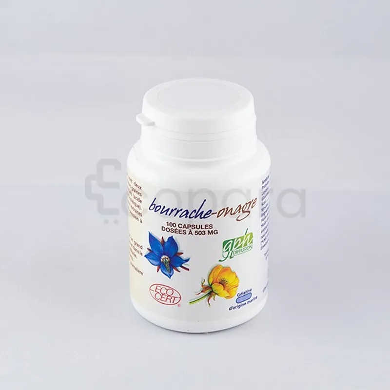 GPH BOURRACHE-ONAGRE 503MG BOITE DE 100 CAPSULES