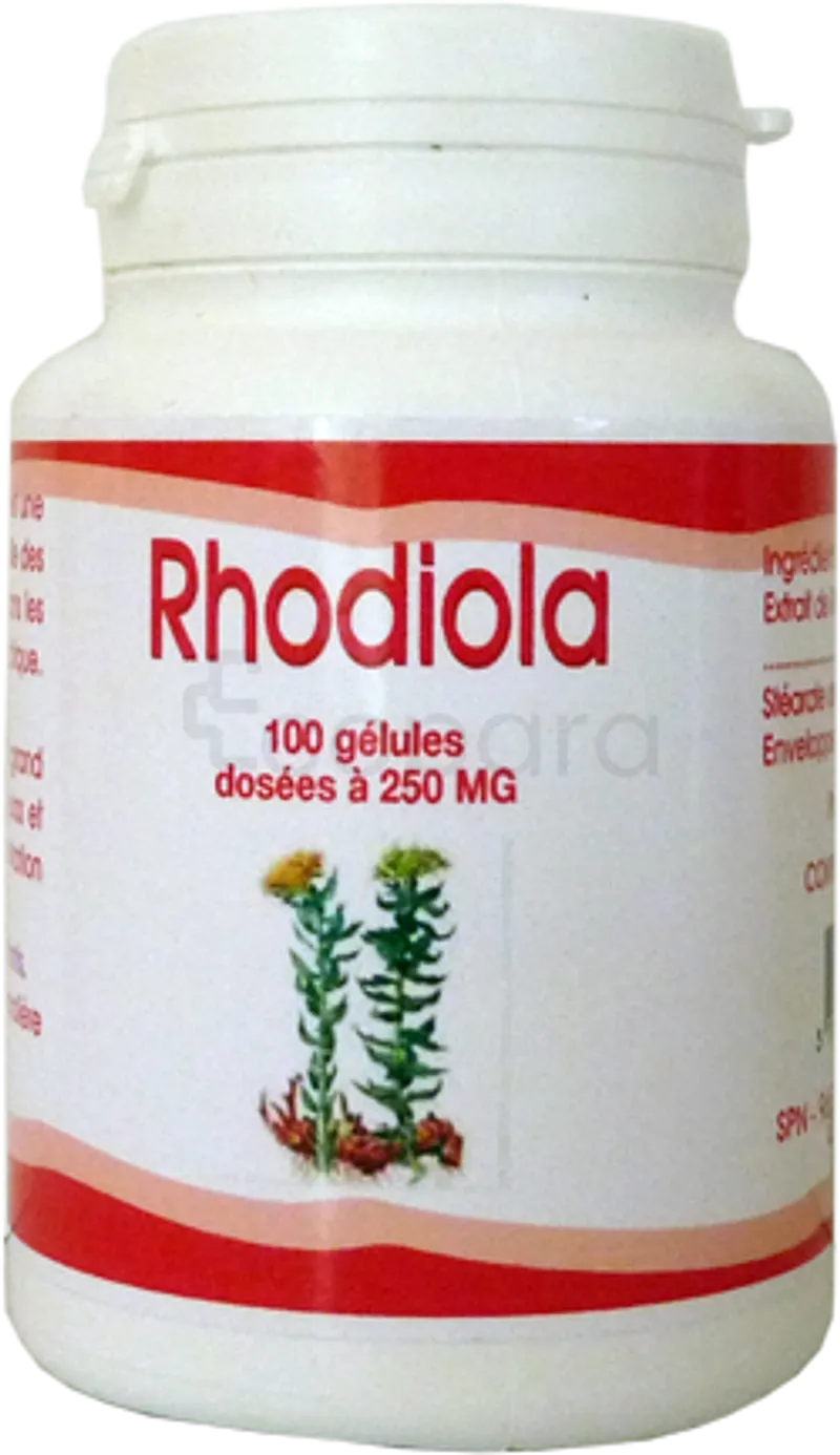 GPH RHODIOLA EXTRAIT 3% SALIDROSIDES 250MG BOITE DE 100 GÉLULES