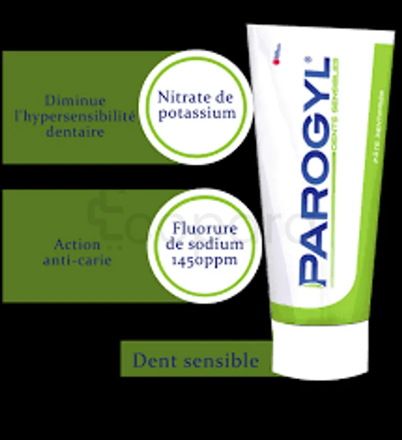 PAROGYL DENTIFRICE DENTS SENSIBLES 75ML