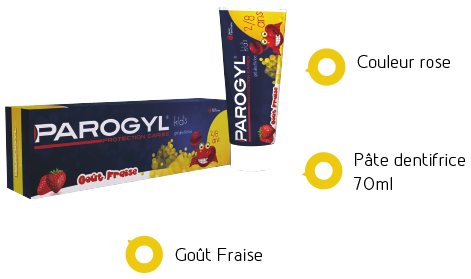 PAROGYL DENTIFRICE PROTECTION CARIES KIDS 2-8ANS 50ML