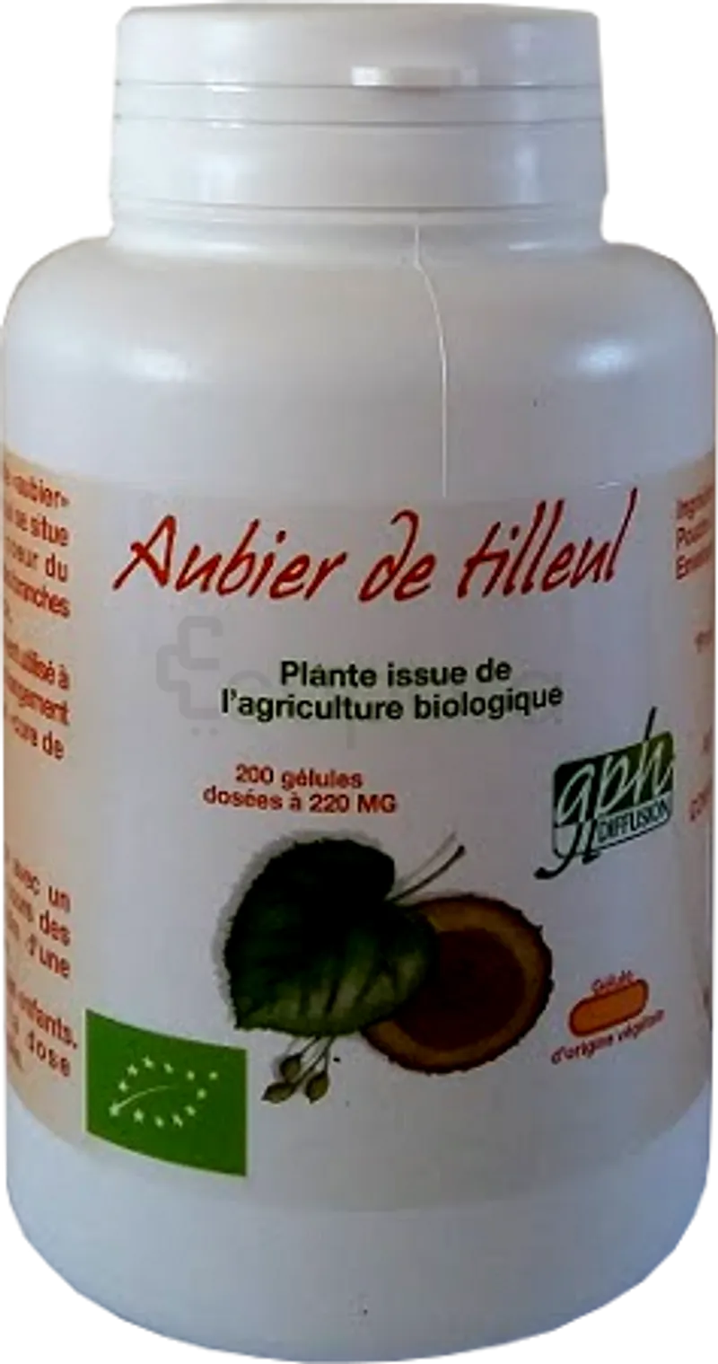 GPH AUBIER DE TILLEUL BIO 220MG BOITE DE 200 GELULES