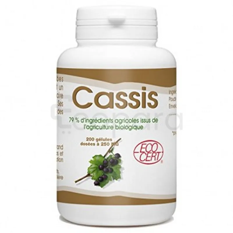 GPH CASSIS BIO 250MG BOITE DE 200 GELULES