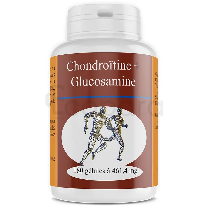 GPH CHONDROITINE GLUCOSAMINE 478.5MG BOITE DE 180 GELULES