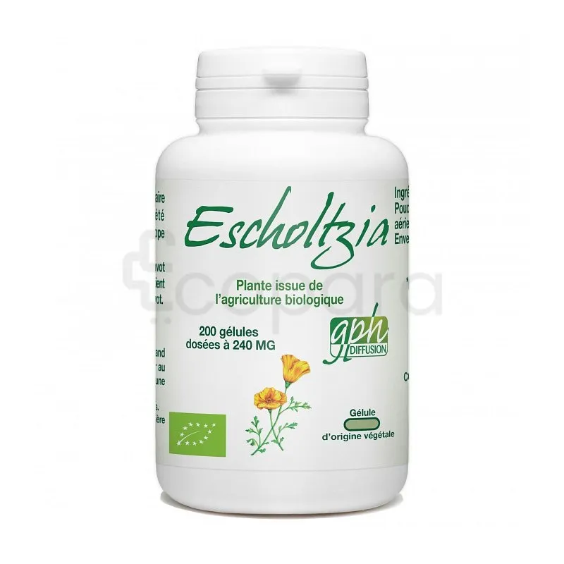 GPH ESCHOLTZIA BIO 240MG BOITE DE 200 GELULES