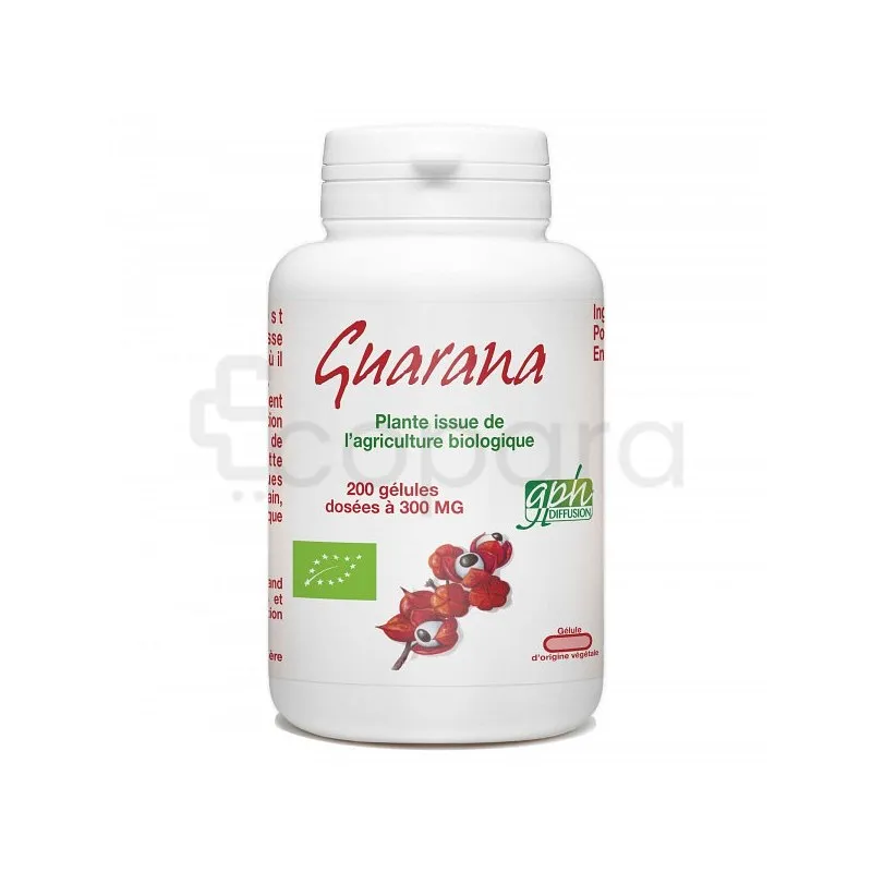 GPH GUARANA DOSEES A 300MG BOITE DE 200 GELULES