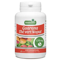 GPH GUARANA THE VERT NOPAL 570MG BOITE DE 200 COMPRIMES
