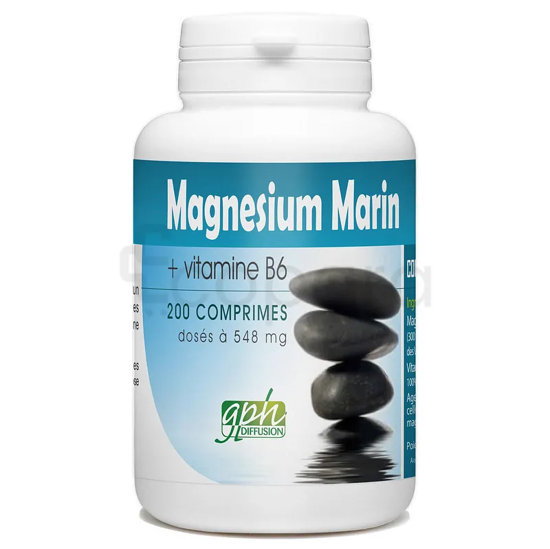 GPH MAGNESIUM MARIN + VTAMINE B6 548MG BOITE DE 200 COMPRIMES