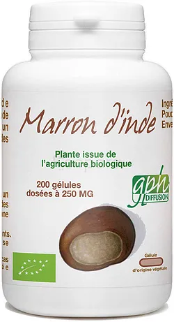 GPH MARRON D'INDE BIO 250MG BOITE DE 200 GELULES