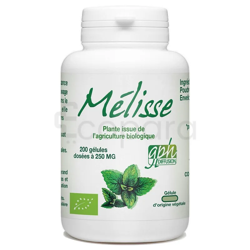 GPH MELISSE BIO 250MG 200 GELULES