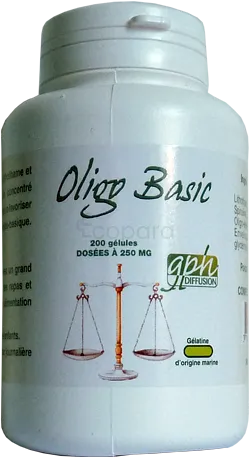 GPH OLIGO BASIC BIO 250MG BOITE DE 200 GELULES