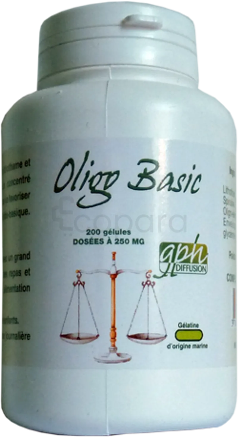 GPH OLIGO BASIC BIO 250MG BOITE DE 200 GELULES