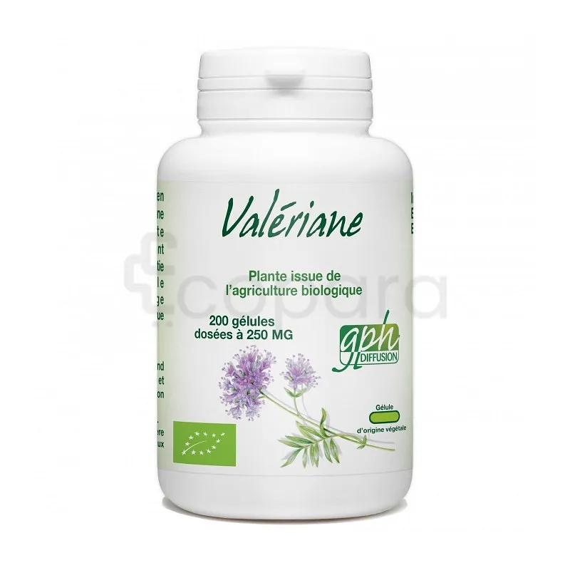 GPH VALERIANE BIO 250MG BOITE DE 200 GELULES