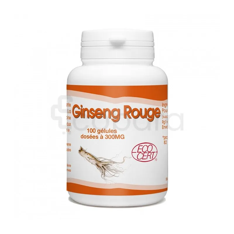 GPH GINSENG ROUGE 300MG BOITE DE 100 GELULES