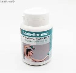 GPH MULTIVITAMINES A+D3+C+GROUPE B 318MG BOITE DE 100 GELULES