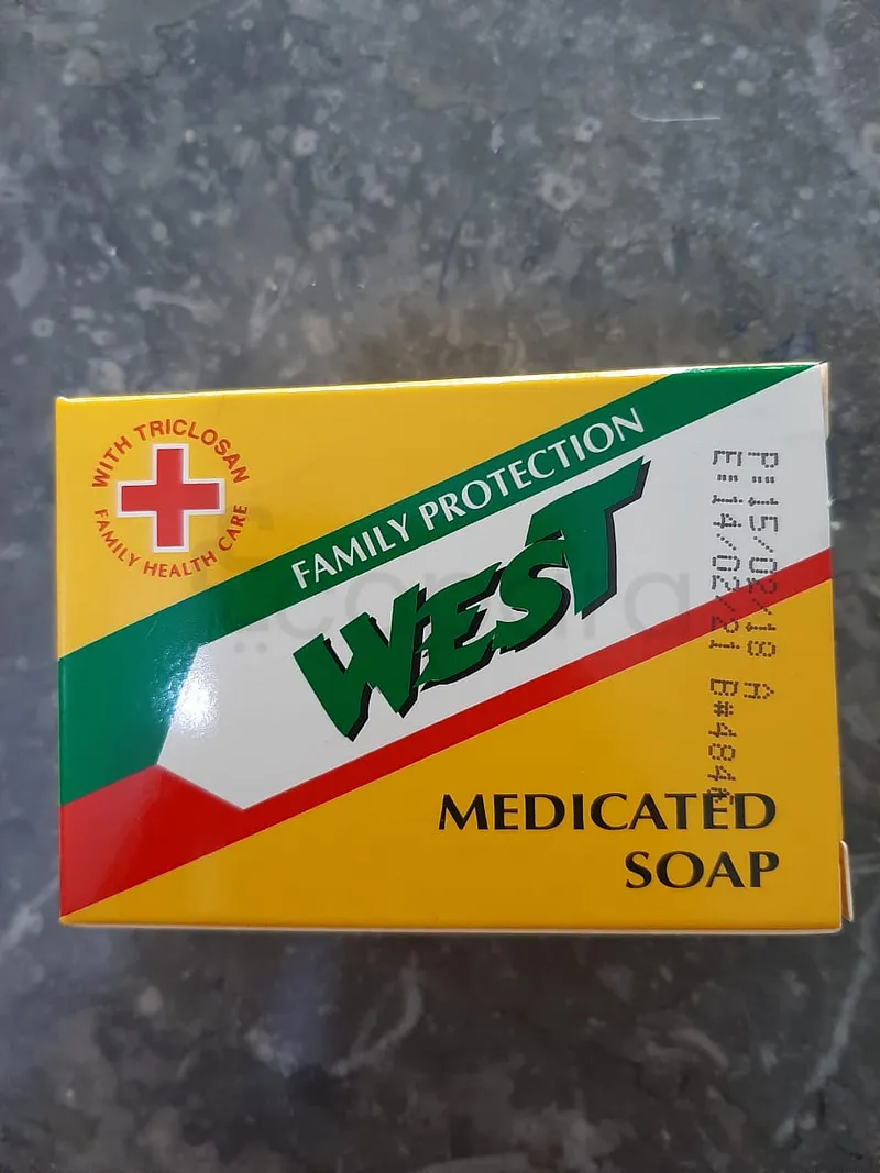 WEST MEDICATED SOAP SAVON ANTISEPTIQUE 75G