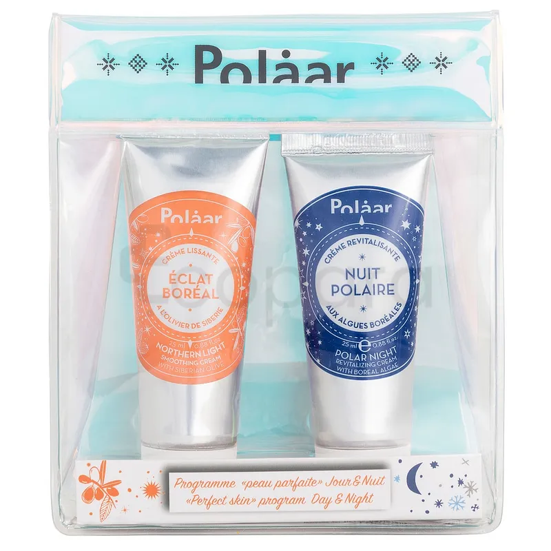 POLAAR TROUSSE KIT PROGRAMME PEAU PARFAITE ECLAT BOREAL 25ML + NUIT POLAIRE 25ML
