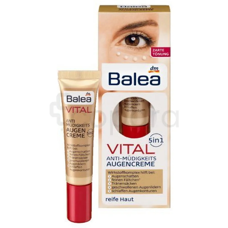 BALEA VITAL ANTI MUDIGKEITS AUGENCREME CREME YEUX ANTI FATIGUE 15ML