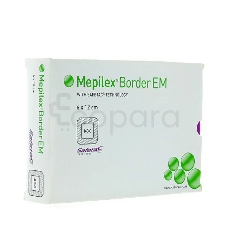MEPILEX BORDER EM 6*12CM BOITE DE 10