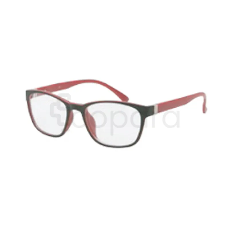PREFACE LOUPE CLAUDEL NOIR ET ROUGE MAT +3.50 HOMME REFERENCE 961535 LPH_CLD004