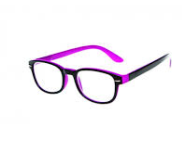 PREFACE LOUPE SYDNEY NOIR ET ROSE +1.50 FEMME REFERENCE 994115 LPF_SDN002